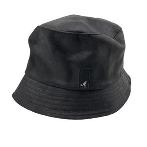 Vintage 90S Kangol Leather Bucket Hat Black LL Cool Bonnie Fishing Outdoors